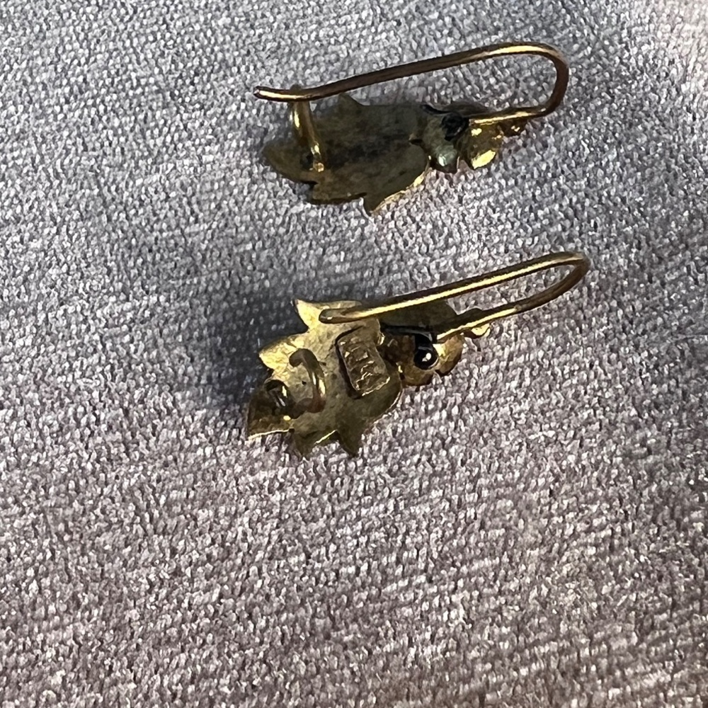 Vintage Mexican handcraft earrings - Picture 3 of 3